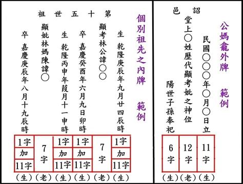 公媽牌正確寫法|歷代祖先牌位書寫指南：完整教學，避免犯錯，尊重傳統